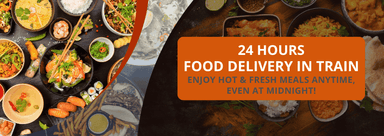 order hot meal with 24 hours food delivery in train by YatriRestro