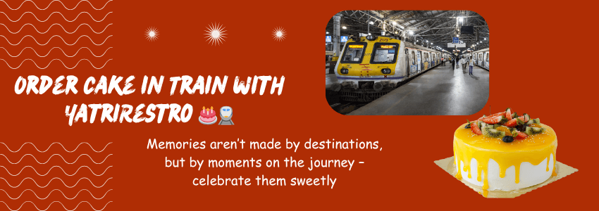 Cake Delievery in train