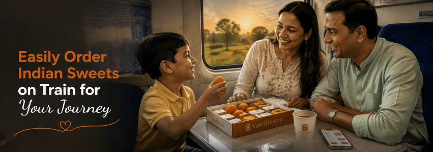 How to Order Sweets Online on Train