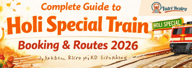 Holi special food delivery on train 