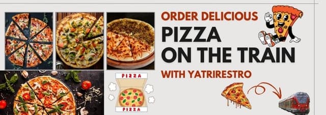 know how to order pizza in train with YatriRestro