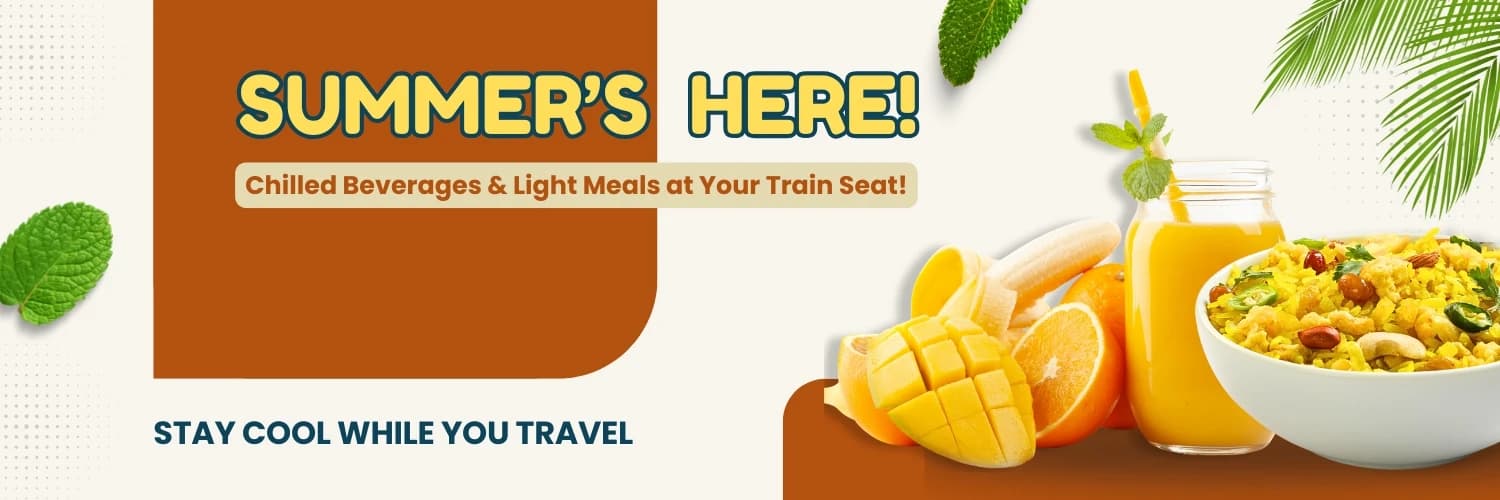 food delivery in train