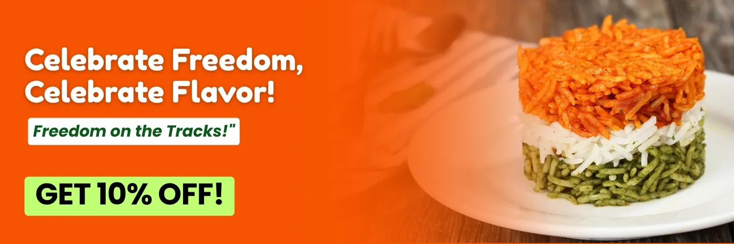 freedom of taste in food on train