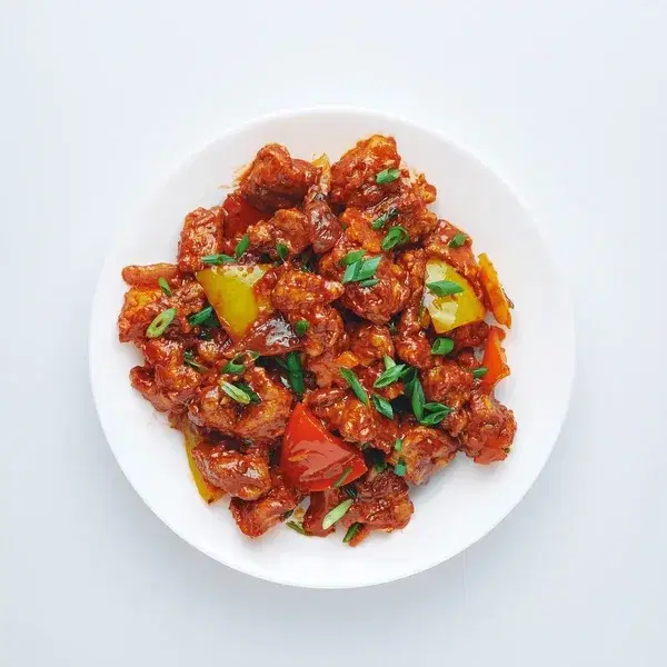 chilli chicken in train