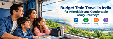 Budget train travel in india