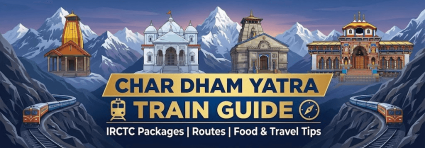 Char Dham Yatra by Train, IRCTC Packages, Routes & Food Travel Tips